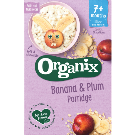 Organix Banana & Plum Porridge 200g