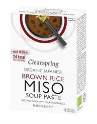 Clearspring Organic Japanese Brown Rice Miso Soup Paste 60g