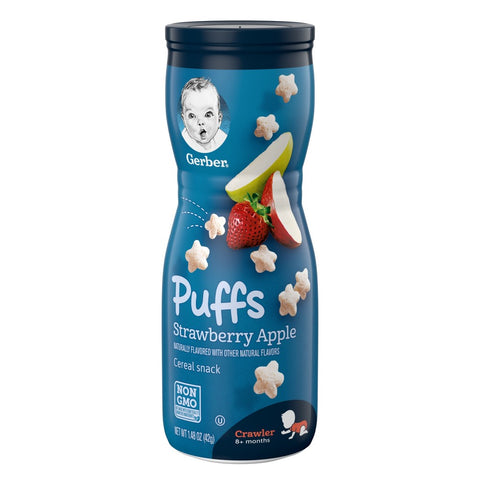Gerber Puffs Strawberry Apple Cereal Snack 42g