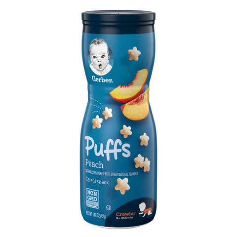 Gerber Puffs Peach Cereal Snack 42g