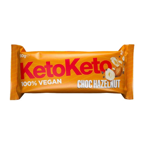 Keto Keto 100% Vegan Chocolate Hazelnut Keto Biscuit Bar - 50g