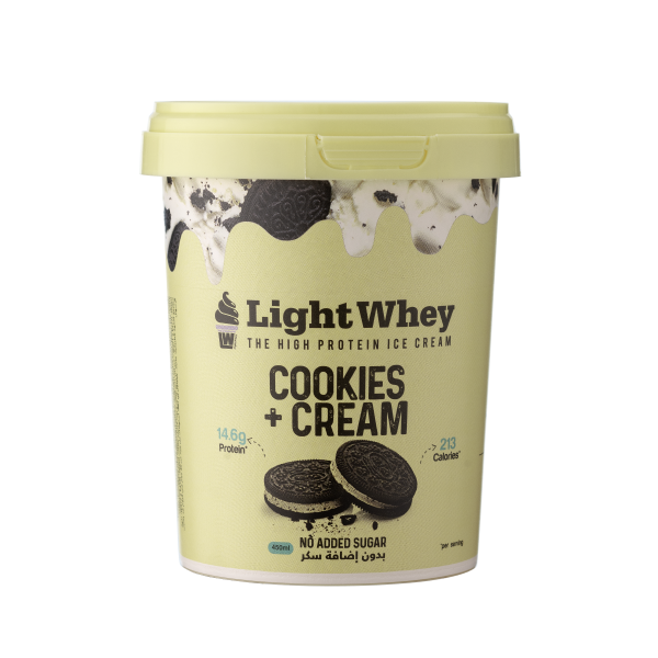 LightWhey Cookies and Cream Ice Cream 450ml