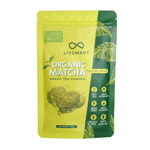 Livsmart Organic Matcha Green Tea Powder 100g