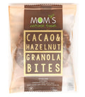 Mom's Natural Foods Cacao & Hazelnut Granola Bites, gluten free vegan snack, 40g, Biorganic Dubai