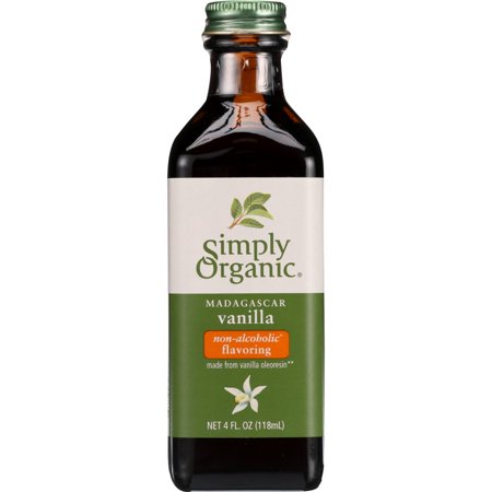 Simply Organic Madagascar Vanilla Non-Alcoholic Flavoring 118ml