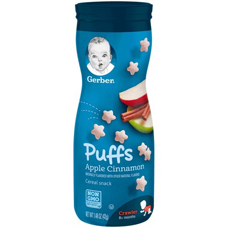 Gerber Puffs Apple Cinnamon Cereal Snack 42g