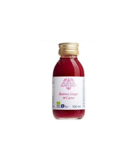 Ayurveda Organic Beetroot, Ginger & Carrot Super Shot 100ml