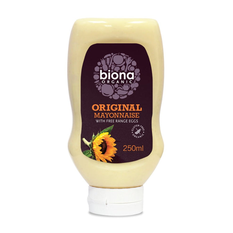 Biona Organic Original Squeezy Mayonnaise with Free Rrange Eggs 250g