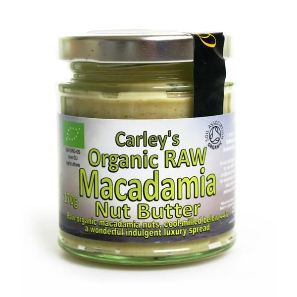 Carley's Organic Raw Macadamia Nut Butter 170g