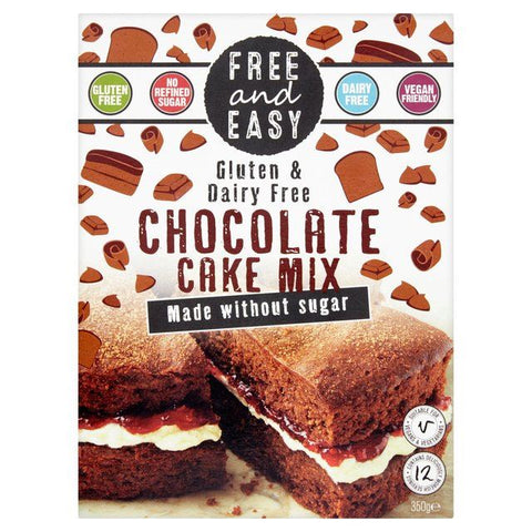 Free & Easy Gluten & dairy Free Chocolate Cake Mix 350g