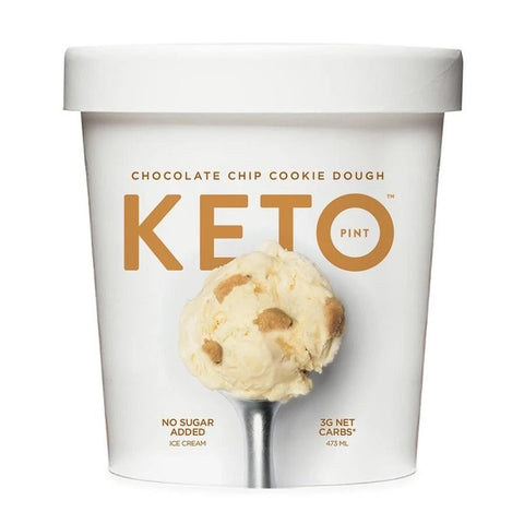 Keto Chocolate Chip Cookie Dough Ice Cream 473ml