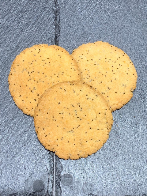 Organic Coconut and Chia Cookies - 3 Biscuits - Gluten Free