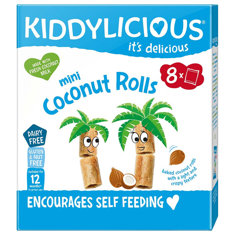 Kiddylicious Mini Coconut Rolls 54.4g