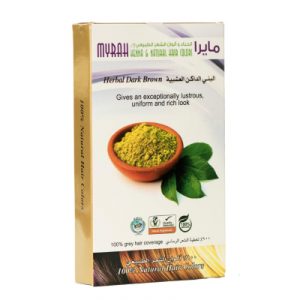 Myrah Henna & Natural Hair colors Organic Dark Brown 100g