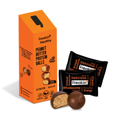 Freakin' Healthy Peanut Butter Protein Balls 60g