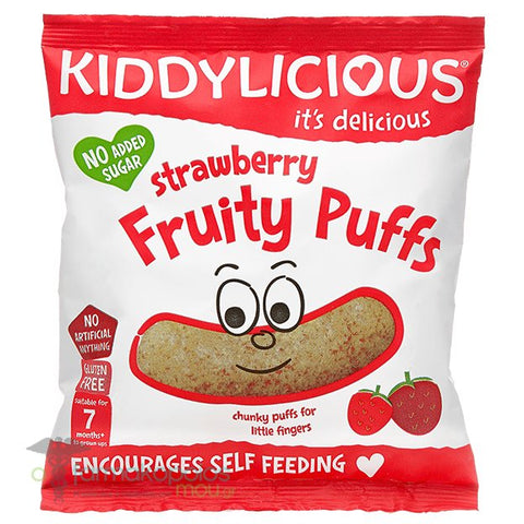 Kiddylicious Strawberry Fruity Puffs 10g