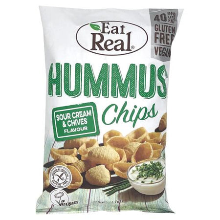 Eat Real Hummus Chips Sour Cream & Chives Flavor 135g
