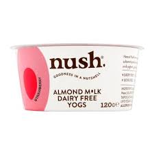 Nush Dairy Free Almond Milk Yogurt Strawberry Flavour 120g