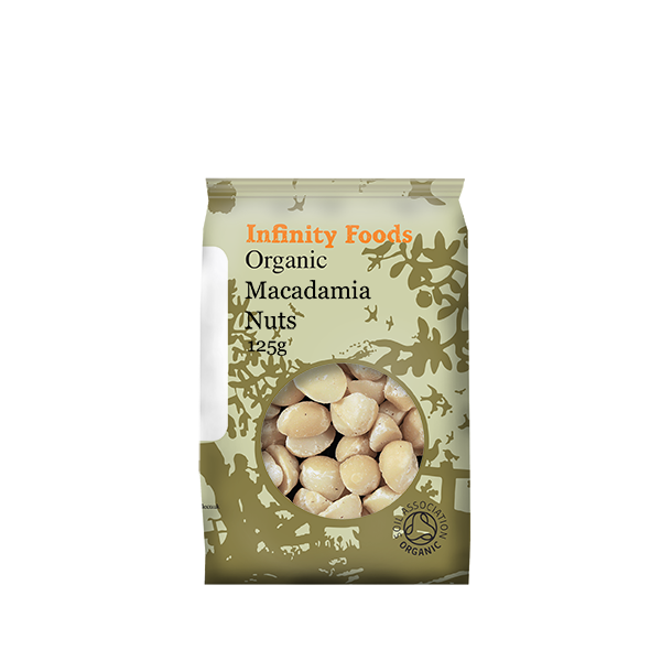 Infinity Foods Organic Macadamia Nuts 125g