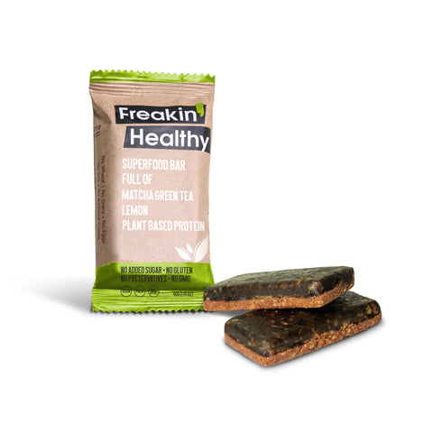 Freakin' Healthy Matcha Green Tea Lemon Bar 40g
