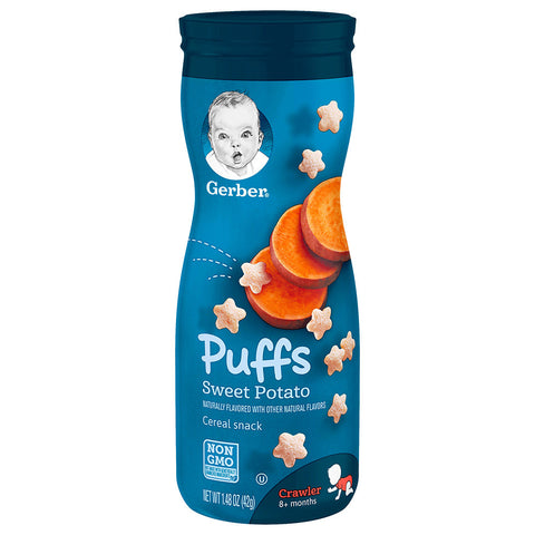Gerber Puffs Sweet Potato Cereal Snack 42g