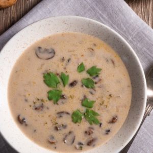 Homemade Organic Mushroom Soup