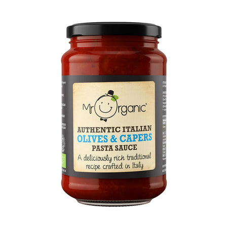 Mr. Organic Authentic Italian Olives & Capers Pasta Sauce