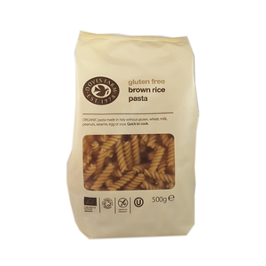 Doves Farm Organic Brown Rice Pasta Fusilli 500g, Gluten Free