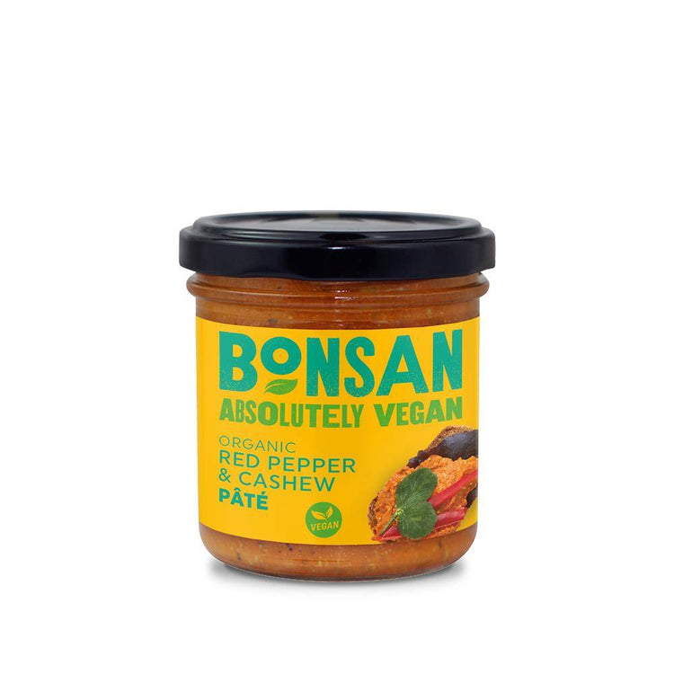 Bonsan Vegan Red Pepper & Cashew Pate 130g