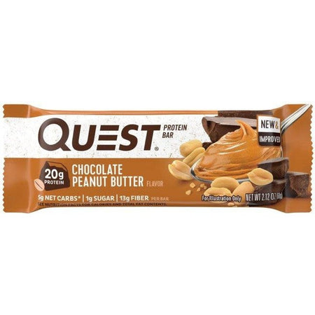 QUEST PROTEIN BAR CHOCOLATE PEANUT BUTTER NATURAL 60G