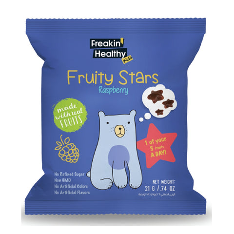 Freakin' Healthy Kids Fruits Stars Raspberry 21g