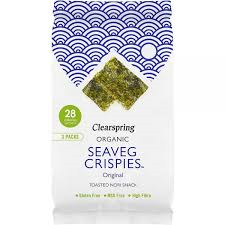 Clearspring Organic Seaveg Crispies Original 5g