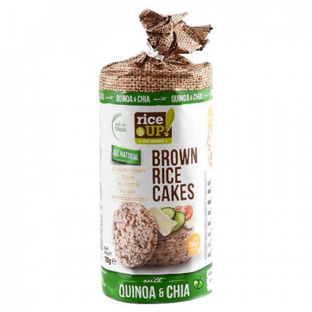 Rice Up All Natural Brown Rice Cakes with Quinoa & Chia 120g