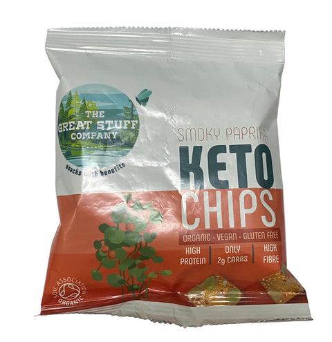 Keto Organic Smoky Paprika Chips 30g