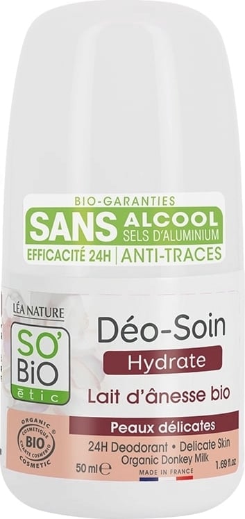 So Bio Organic Bamboo Deodorant Sensitive Skin 50ml