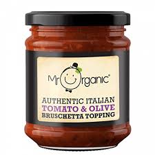 Mr. Organic Tomato & Olive Bruschetta Topping 190g