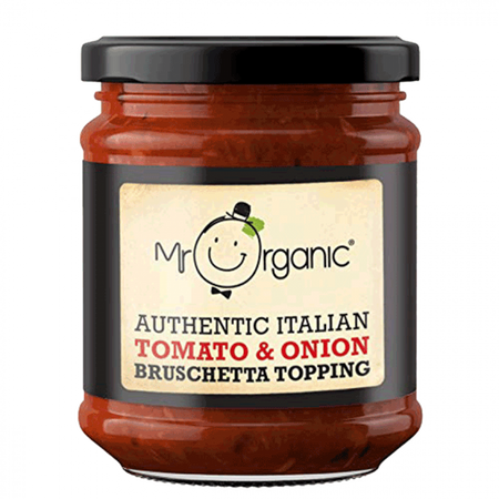Mr. Organic Tomato & Onion Brushetta Topping 190g