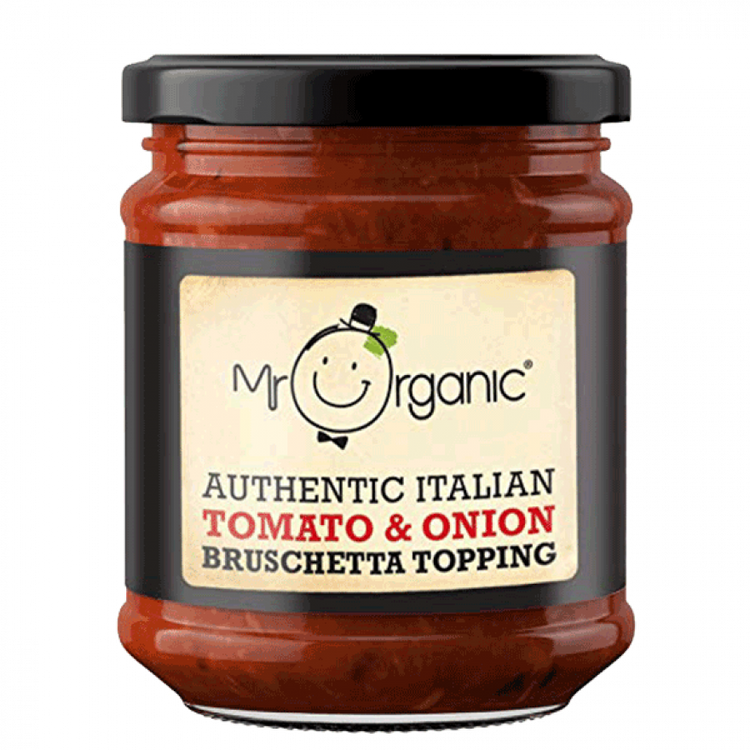 Mr. Organic Tomato & Onion Brushetta Topping 190g