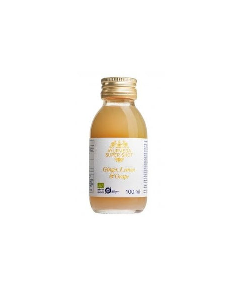 Ayurveda Organic Ginger, Lemon & Grape Super Shot 100ml